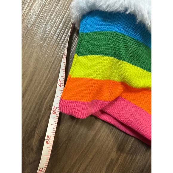 NWT Tipsy Elves Rainbow Unicorn One Piece Small Unisex Hoodie Pockets *READ* - Picture 5 of 7